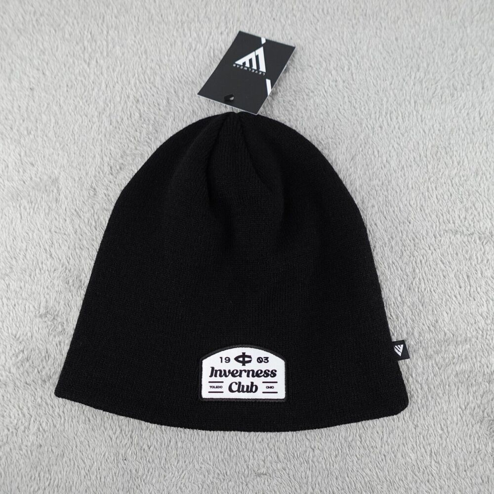 Inverness Club Beanie One Size Black‎ Skull Cap Warm Pull On Stretch Toledo